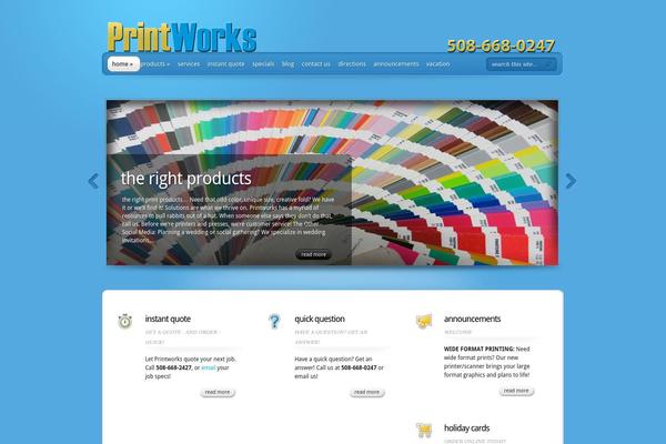 Site using Candy Social Widget plugin