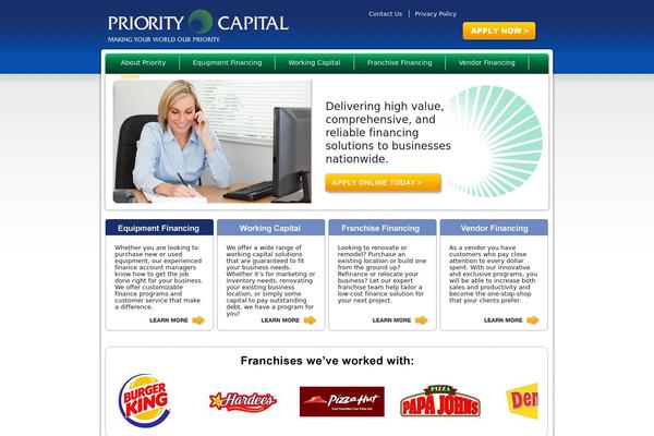 Priority theme site design template sample