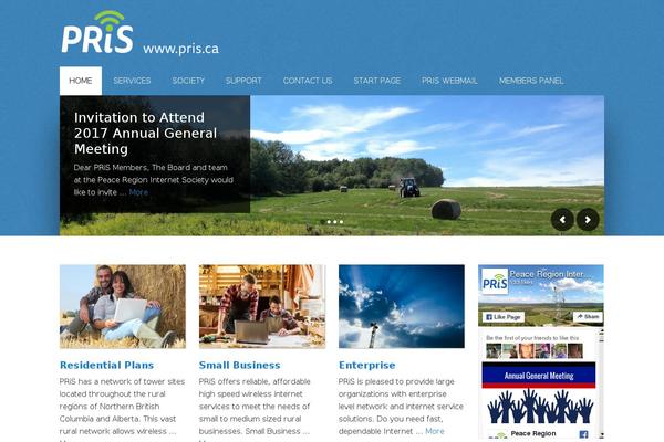 Outreach Pro theme site design template sample