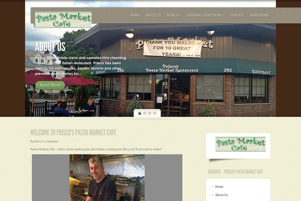 MyCuisine theme site design template sample