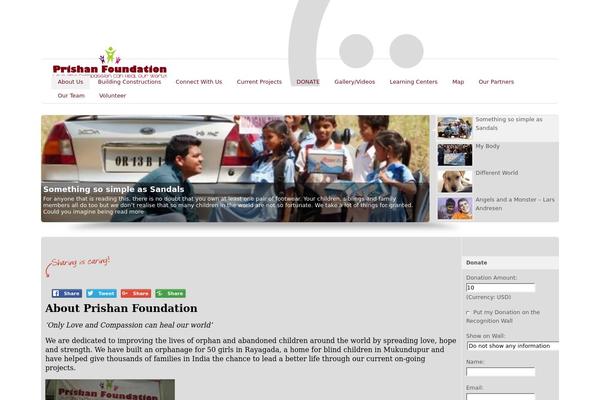 Site using Donate Plus plugin