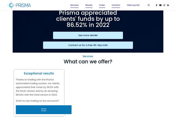 Posterity theme site design template sample