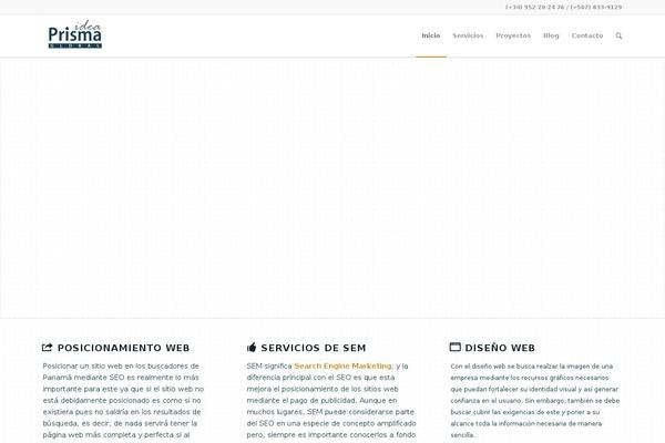 Enfold theme site design template sample