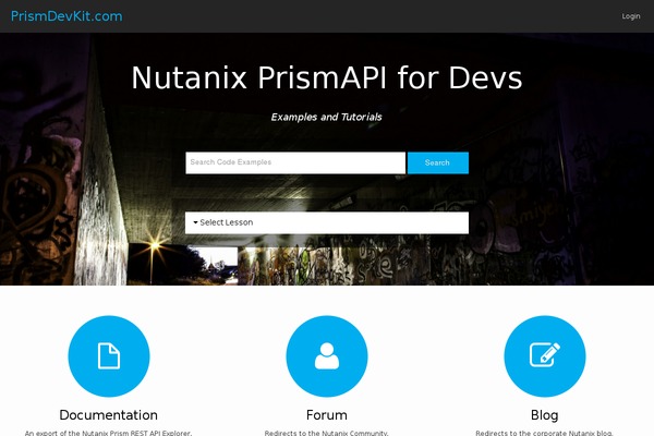 prismdevkit.com site used Docs