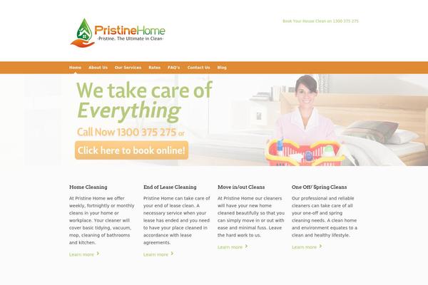 Pinpoint theme site design template sample