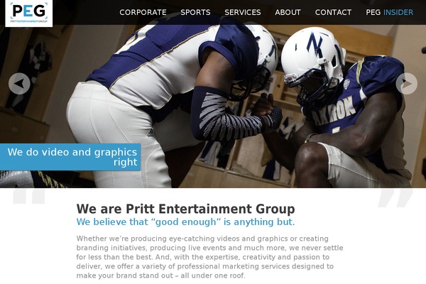 prittentertainmentgroup.com site used Premise