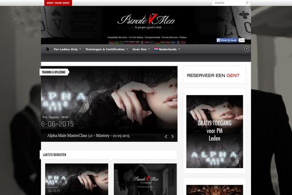 Made theme site design template sample
