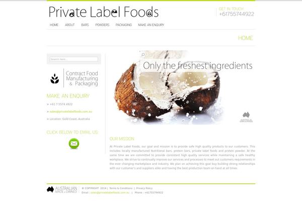Vilisya theme site design template sample