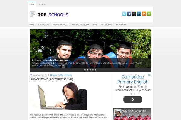 Newsspot theme site design template sample