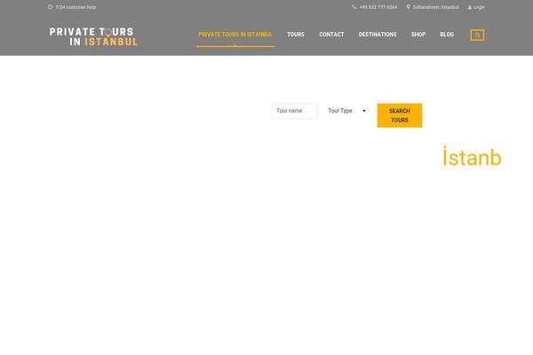Site using Travel-booking plugin