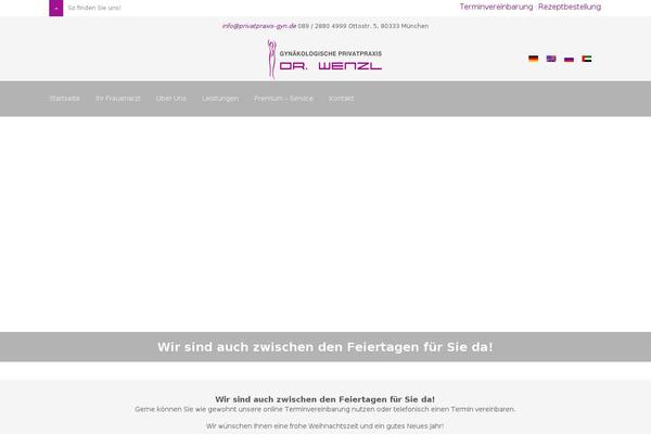 Site using Metro-visual-builder plugin