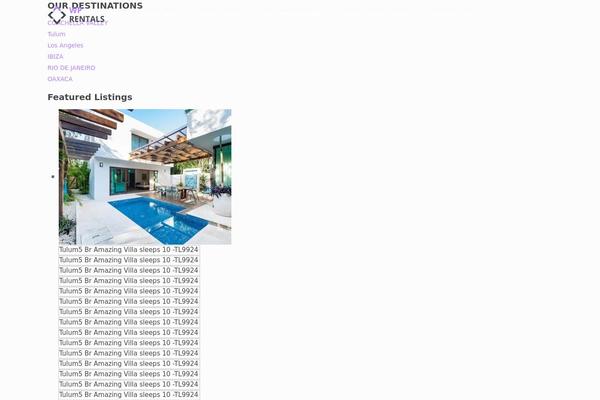 Wprentals theme site design template sample