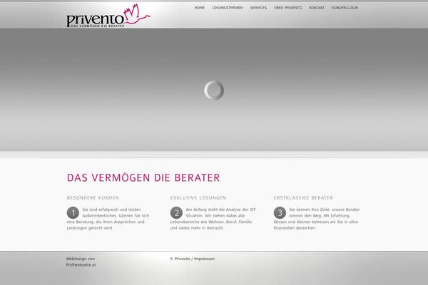 inFocus theme site design template sample