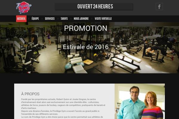 Sportify theme site design template sample