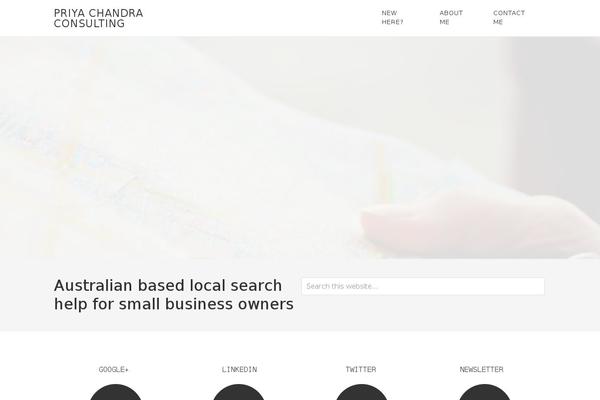 Site using Simple Social Icons plugin