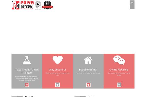 Clinico-child theme site design template sample