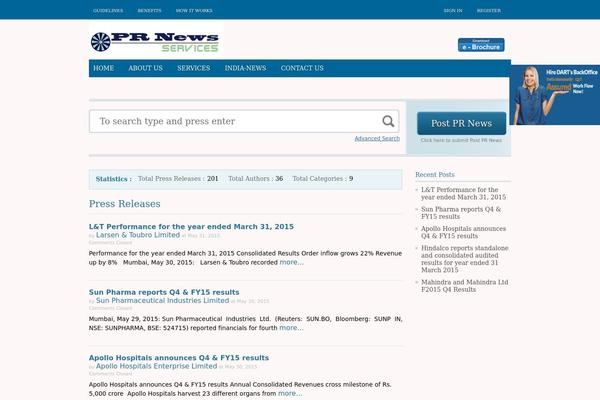 prnewsservices.com site used Articledirectory