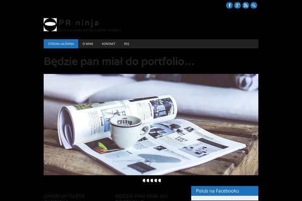 The Newswire theme site design template sample