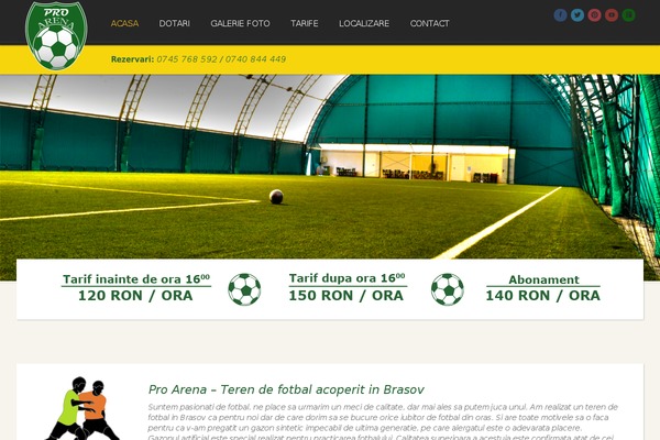Anchor theme site design template sample