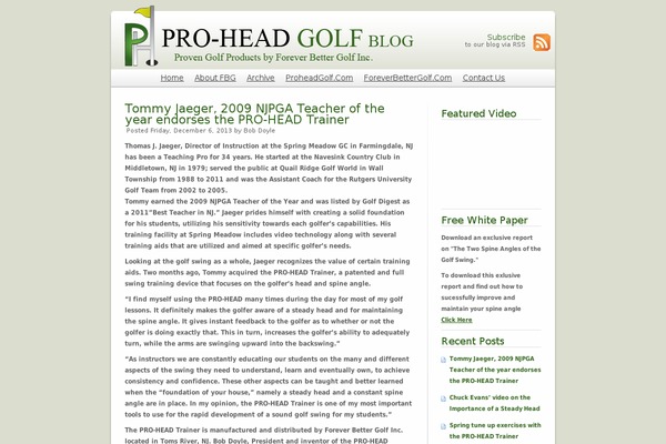 pro-headgolfblog.com site used Phb