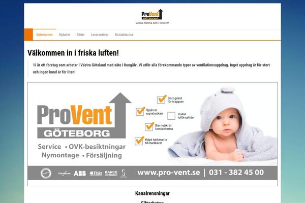 pro-vent.se site used Envo Magazine Boxed