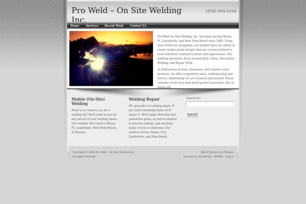 pro-welder.com site used Essence-silver