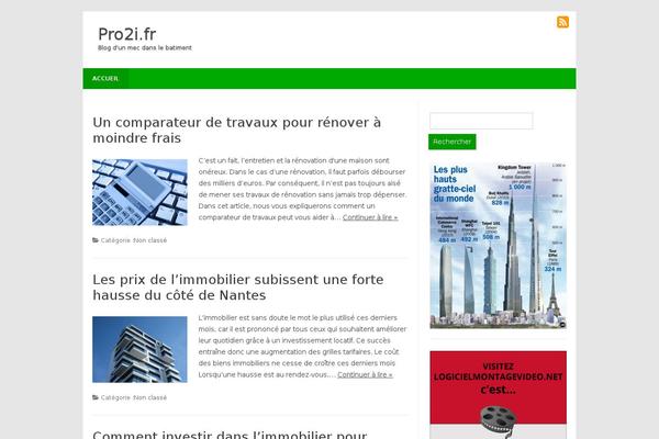 Forestly theme site design template sample