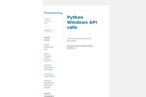 Site using Crayon Syntax Highlighter plugin