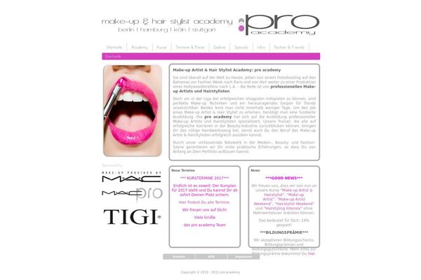 Site using Fancy Gallery plugin