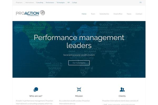 Nestor theme site design template sample