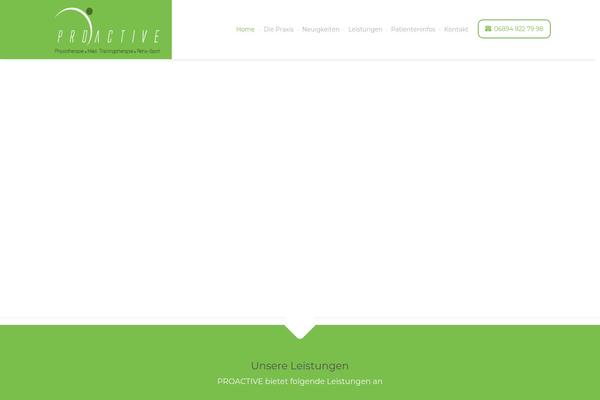 Maleo theme site design template sample