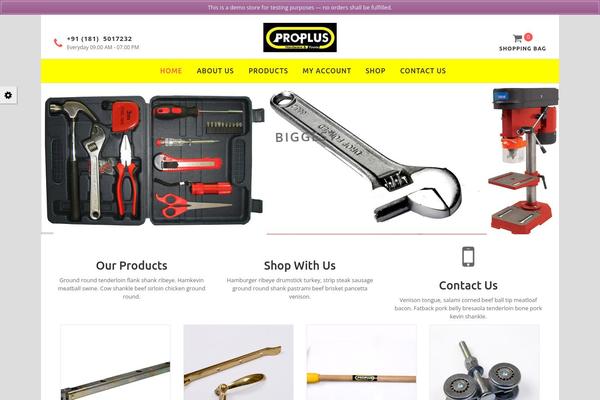 Site using TemplatesNext ToolKit plugin