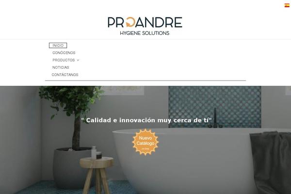 Jupiter theme site design template sample