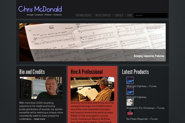 Big Easy theme site design template sample