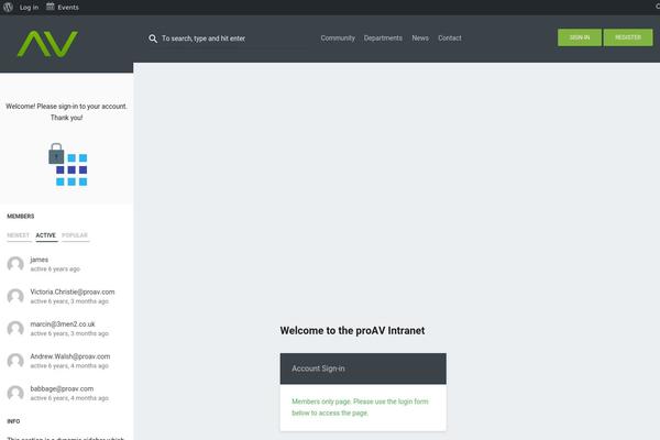 Site using BuddyPress Global Search plugin