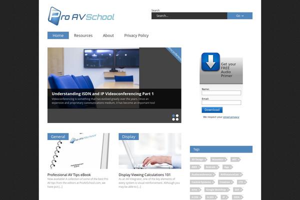 Gonzo theme site design template sample