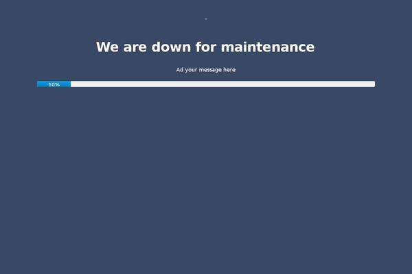 Site using Maintenance Mode plugin