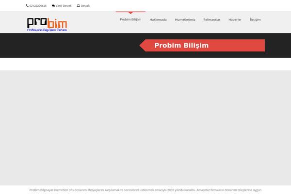 probimbilisim.com site used Probimv2
