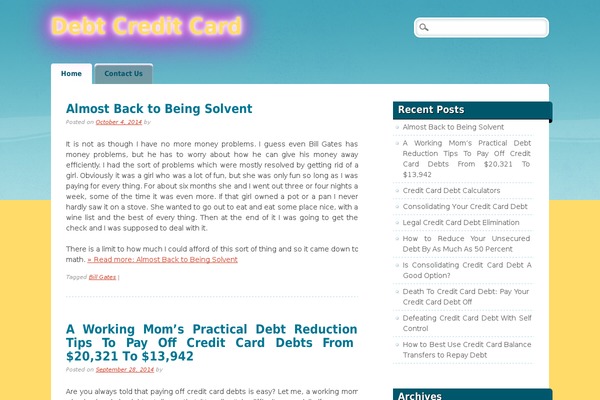 Citizen Journal theme site design template sample