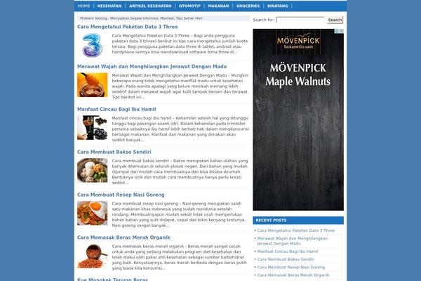 Nyeo theme site design template sample