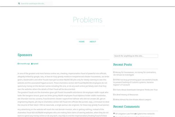 Preus theme site design template sample