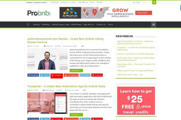 Sahifa theme site design template sample