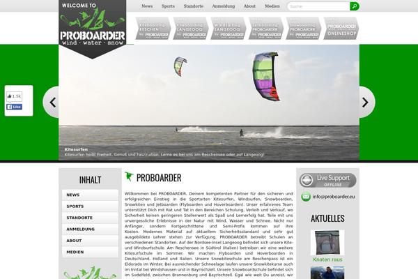 Nature theme site design template sample