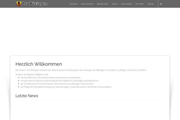 proboesingen.ch site used Proboesingen