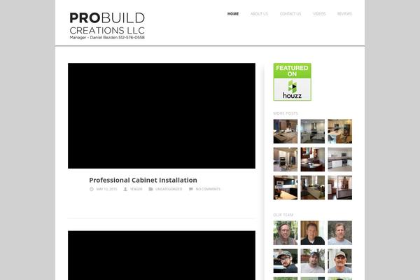 probuildcreations.com site used Timedrop