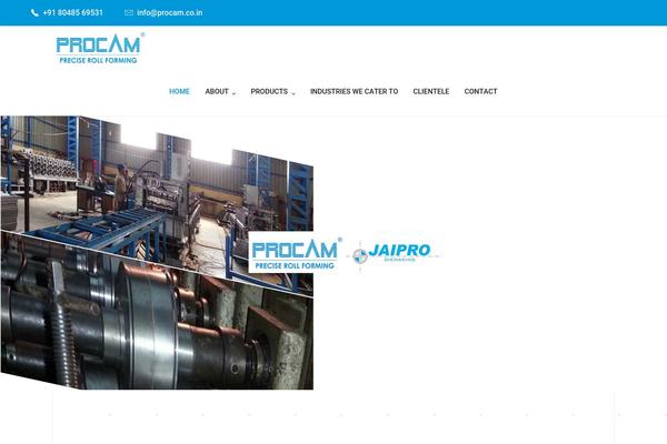 Tractor theme site design template sample