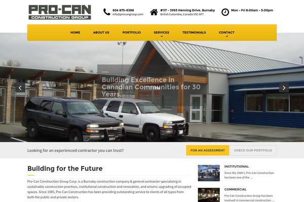 BuildPress theme site design template sample