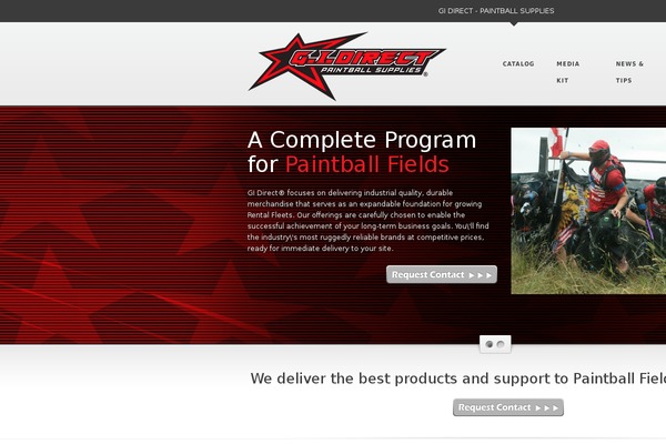 Intuition theme site design template sample