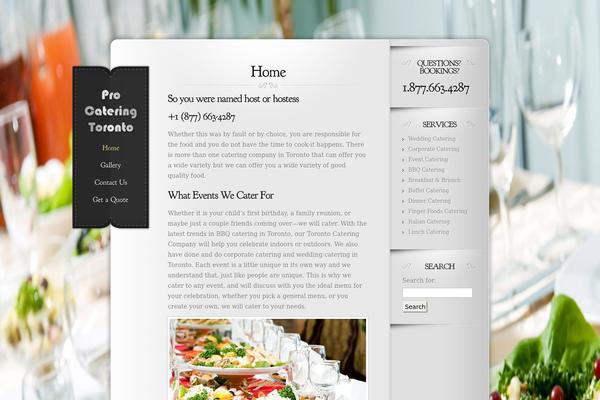Memoir theme site design template sample