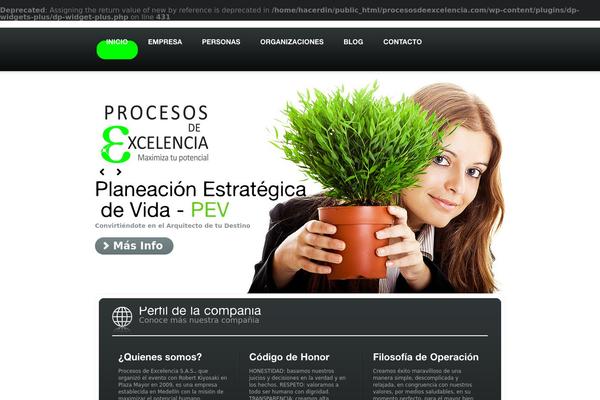 Site using Dp-widgets-plus plugin